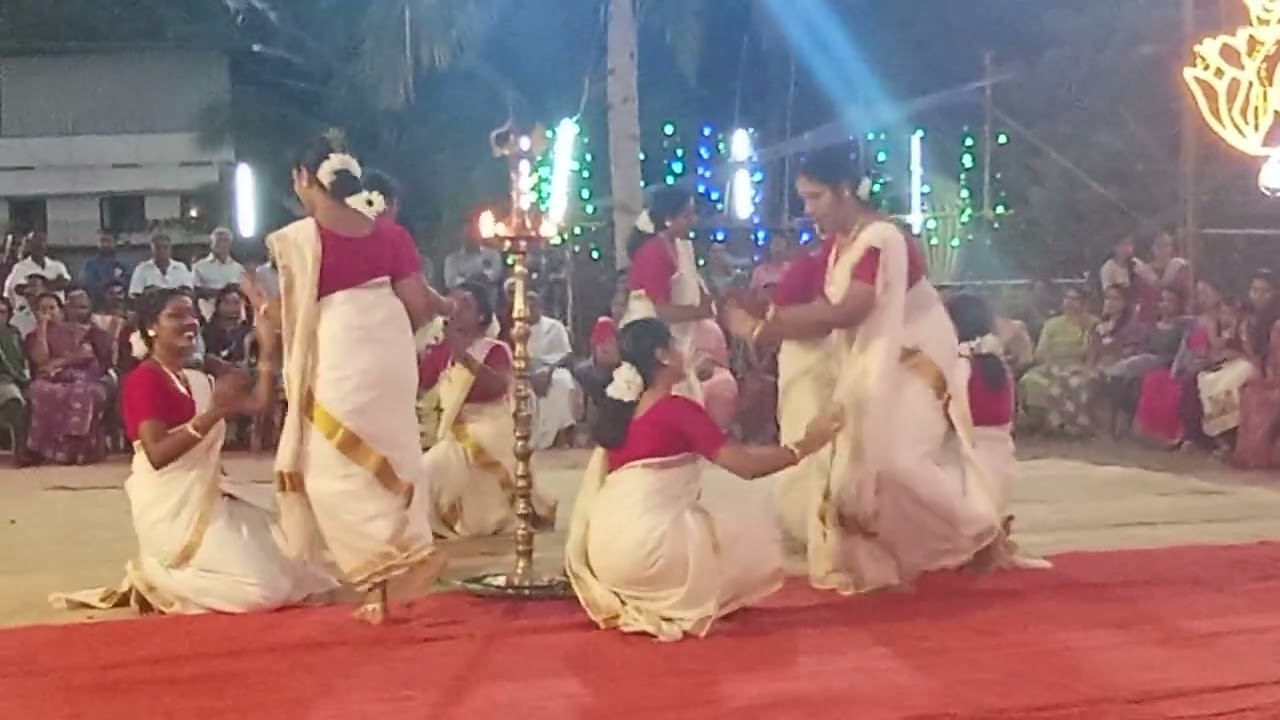 ശ്രീ കേശവ വിലാസം NSS കരയോഗം വനിതാസമാജം  തിരുവാതിര - കളപ്ര ശങ്കരനാരായണ ക്ഷേത്ര സന്നിധിയിൽ
