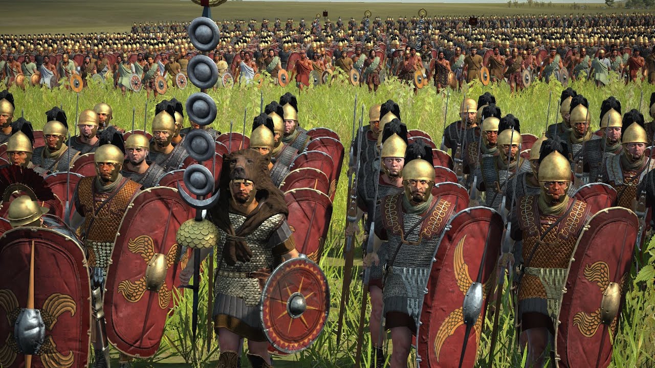 Rome vs Gallic Tribes l Cinematic Battle 16k l Total war Rome 2