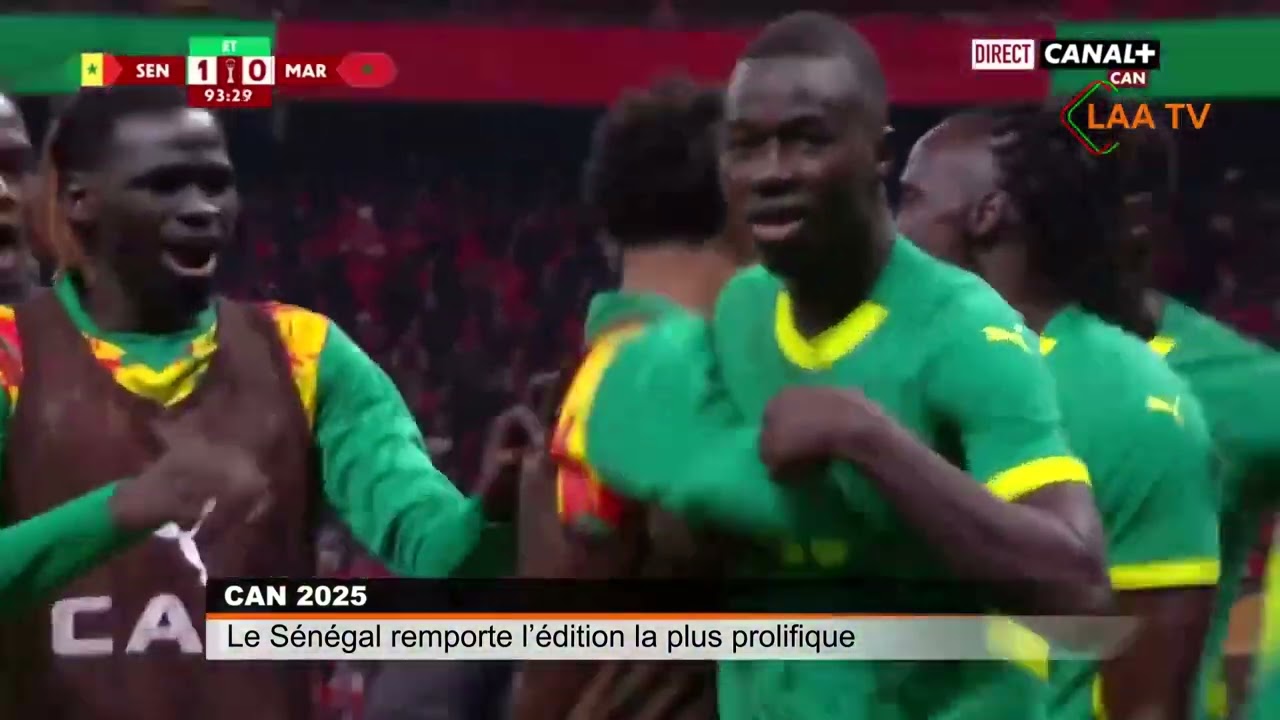 CAN 2025: Le Sénégal remporte l'édition la plus prolifique.