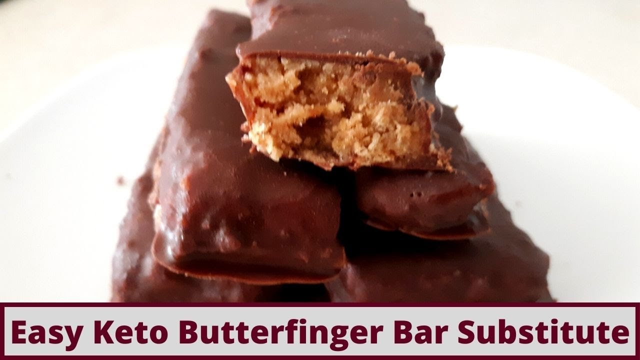 Easy Keto Butterfinger Candy Bar Substitute (Nut Free Option) And Quick Keto Honey Substitute