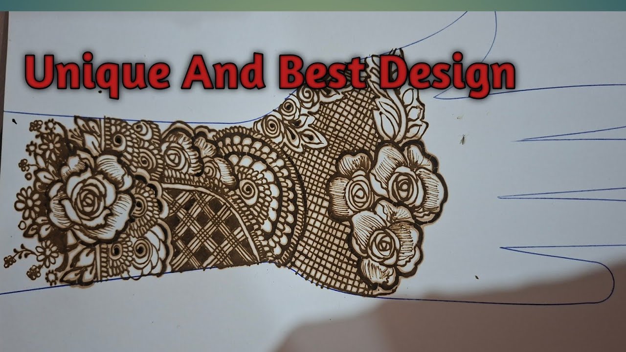 Unique And Best Mehndi Design @bushracreations2025 #mehndi #hennatatto #hennadesign #henna 