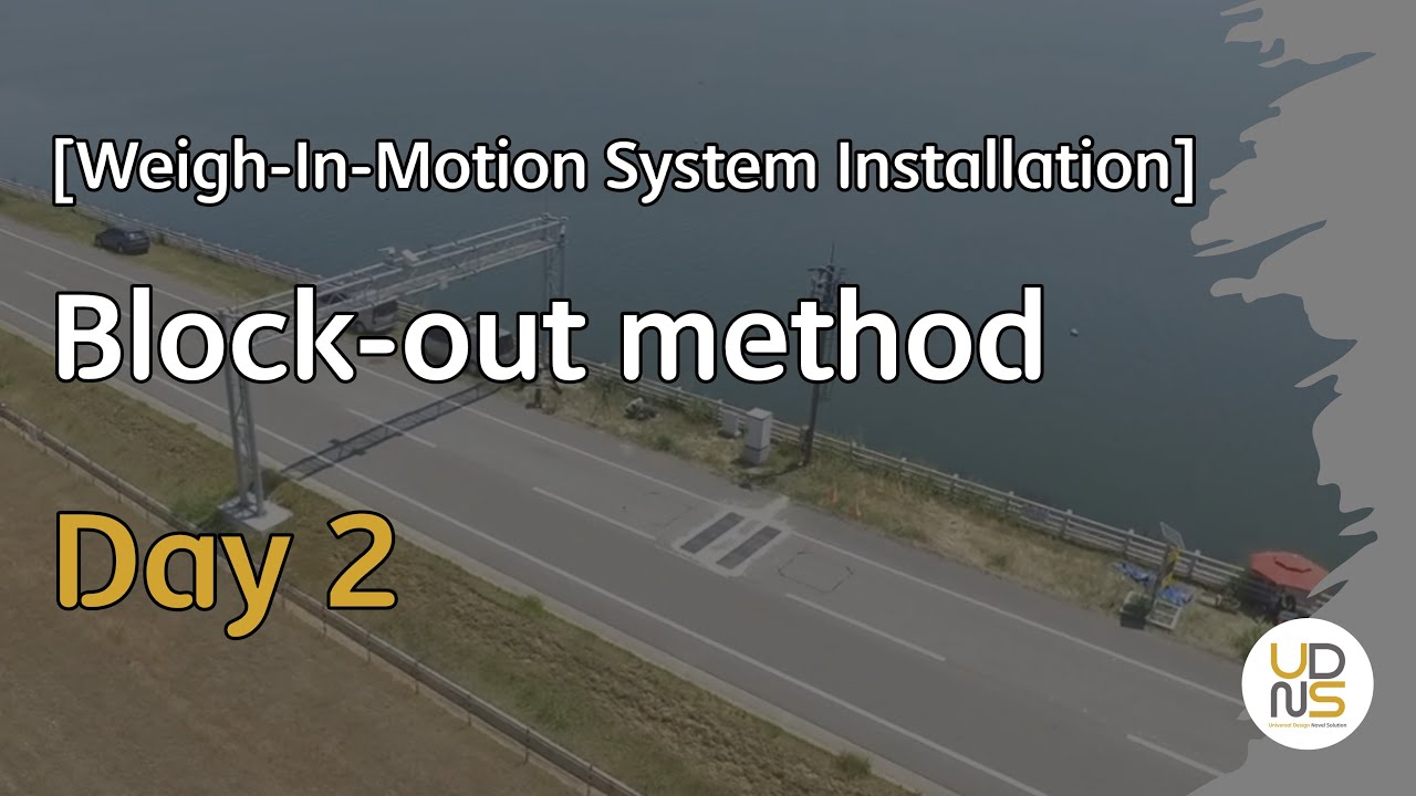 [JRP WIM] Weigh-In-Motion System installation Block-out method : Day 2
