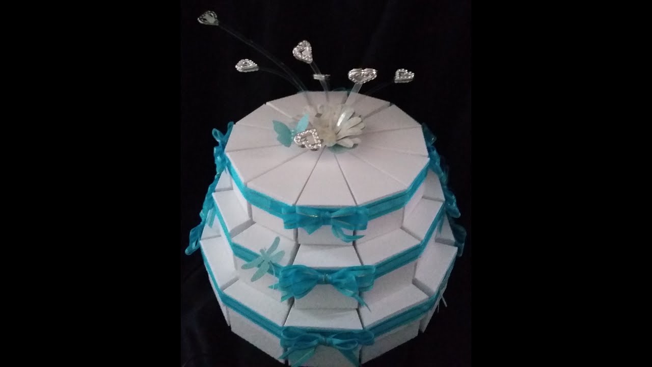 Wedding cake gift box - wedding favors gift boxes