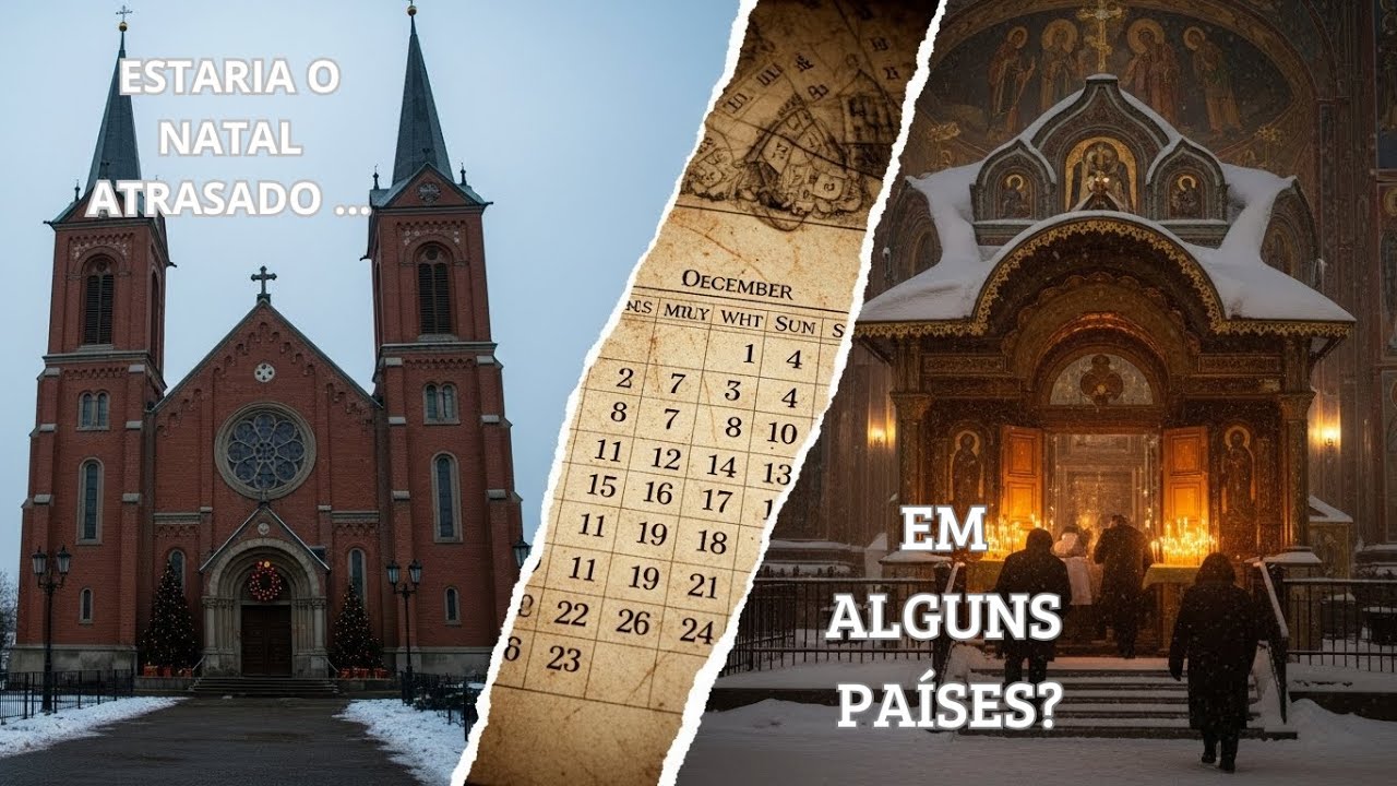 Por quê Igrejas do Ocidente e do oriente tem datas diferentes para o Natal?