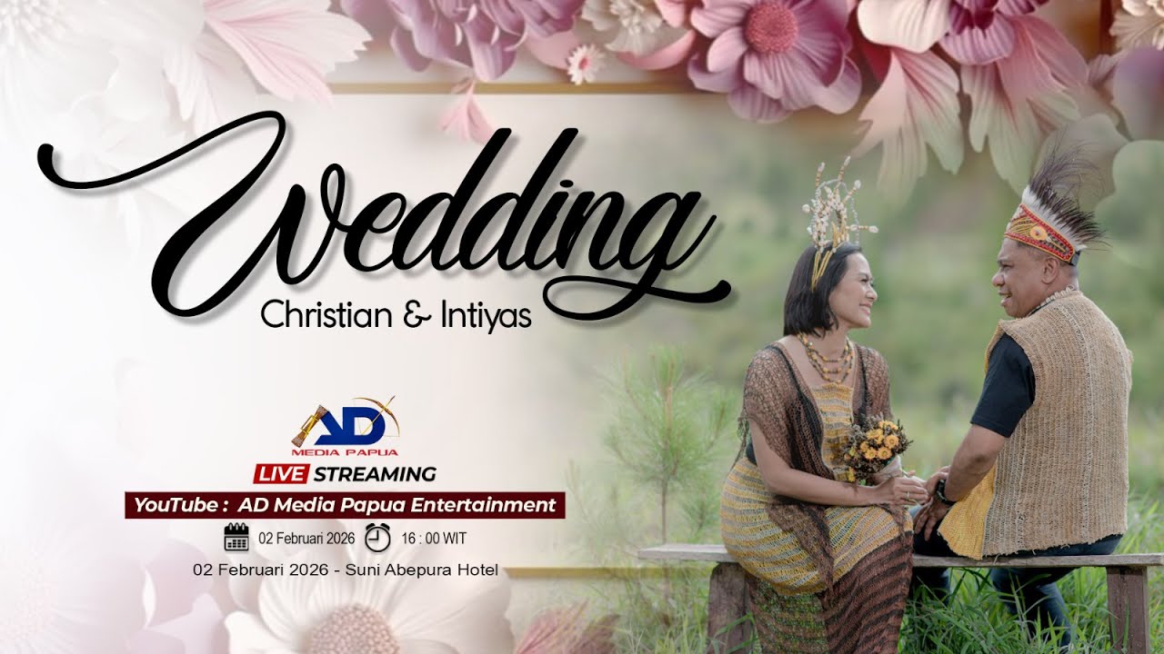 LIVE🔴 -  Resepsi Pernikahan Christian Sohilait & Intiyas