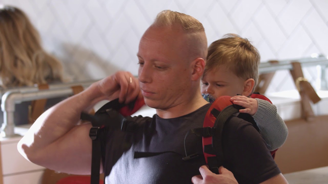 Diono Carus - back carry mode