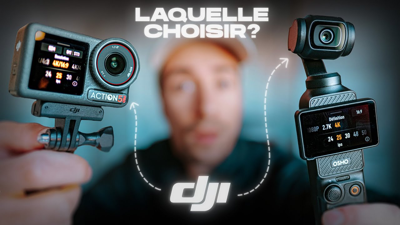DJI Pocket 3 vs Action 5 Pro | Les vraies différences ?
