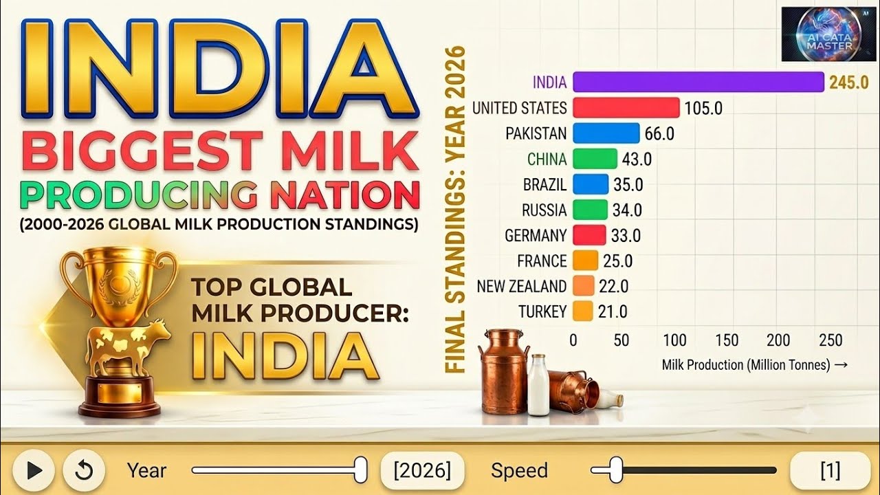 India - Biggest Milk Producing Country In The World