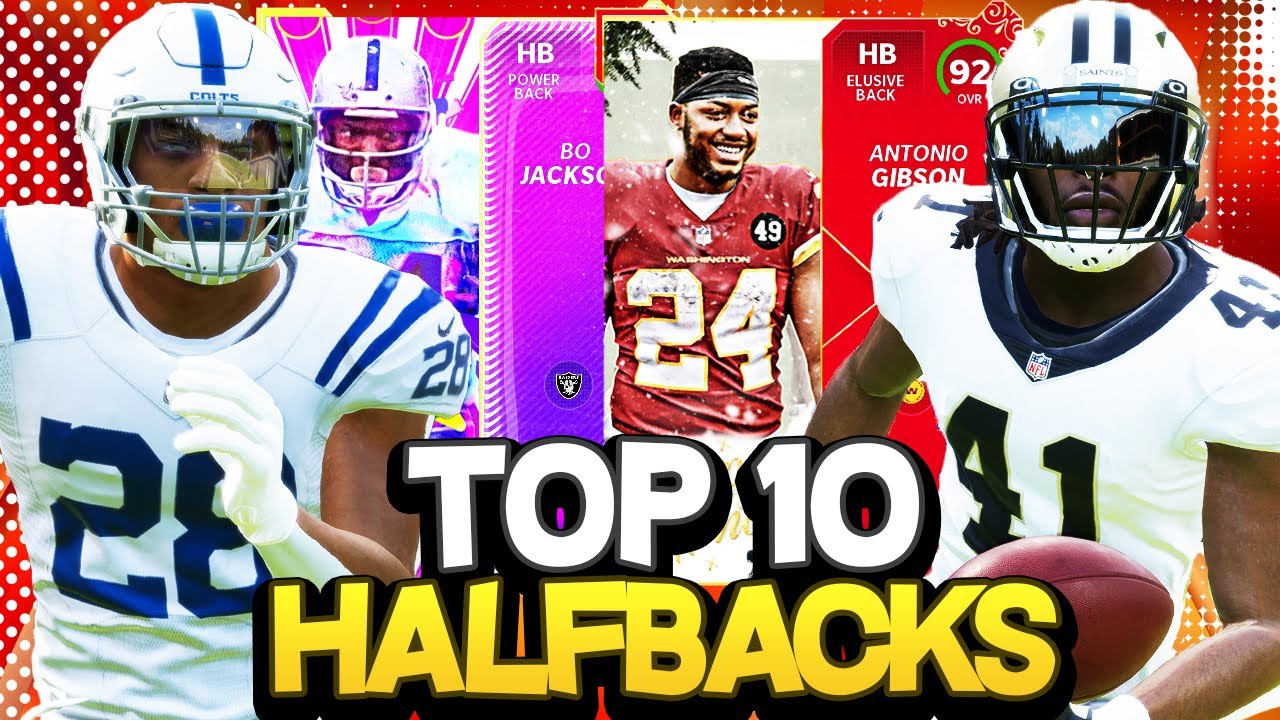 TOP 10 RUNNING BACKS *UPDATED* INSIDE MADDEN 22 ULTIMATE TEAM!
