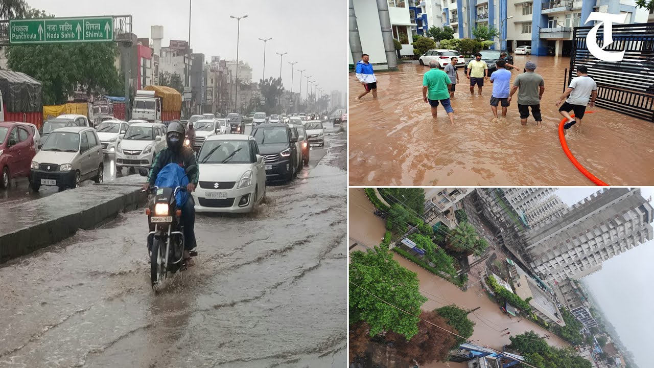 Heavy rain lashes Chandigarh, parts of Haryana and Punjab