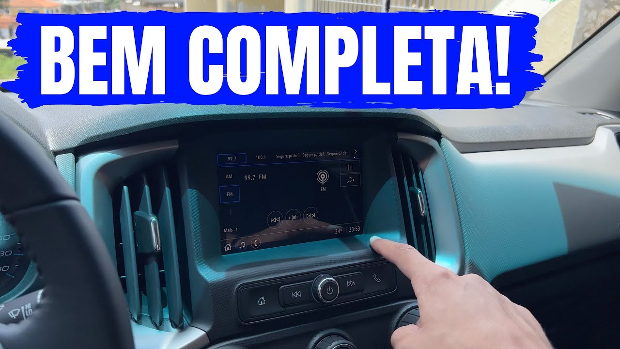 REVIEW NOVA CENTRAL MULTIMÍDIA DA CHEVROLET S10 LT 2023 - ZERO KM!