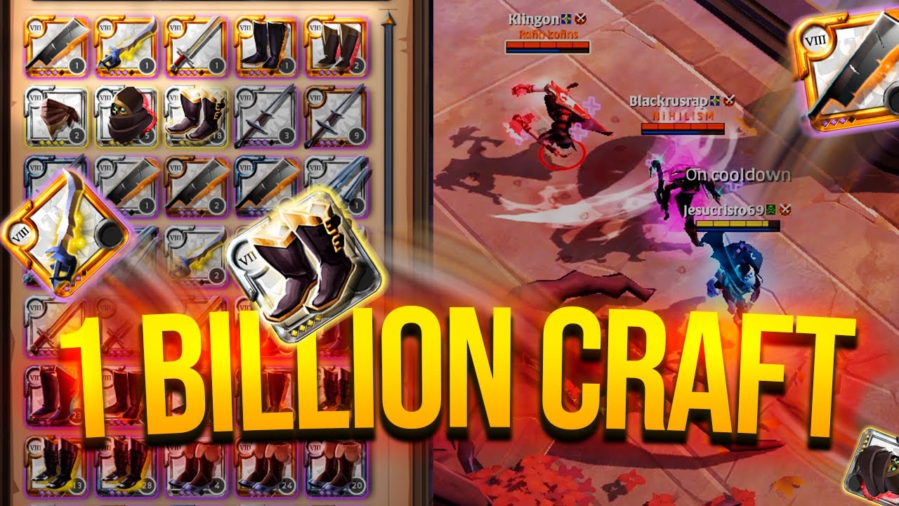 1 BILLON DE SILVER EN CRAFTEOS 8.3 Y 8.4 | Craft sessions #4 | ALBION ONLINE