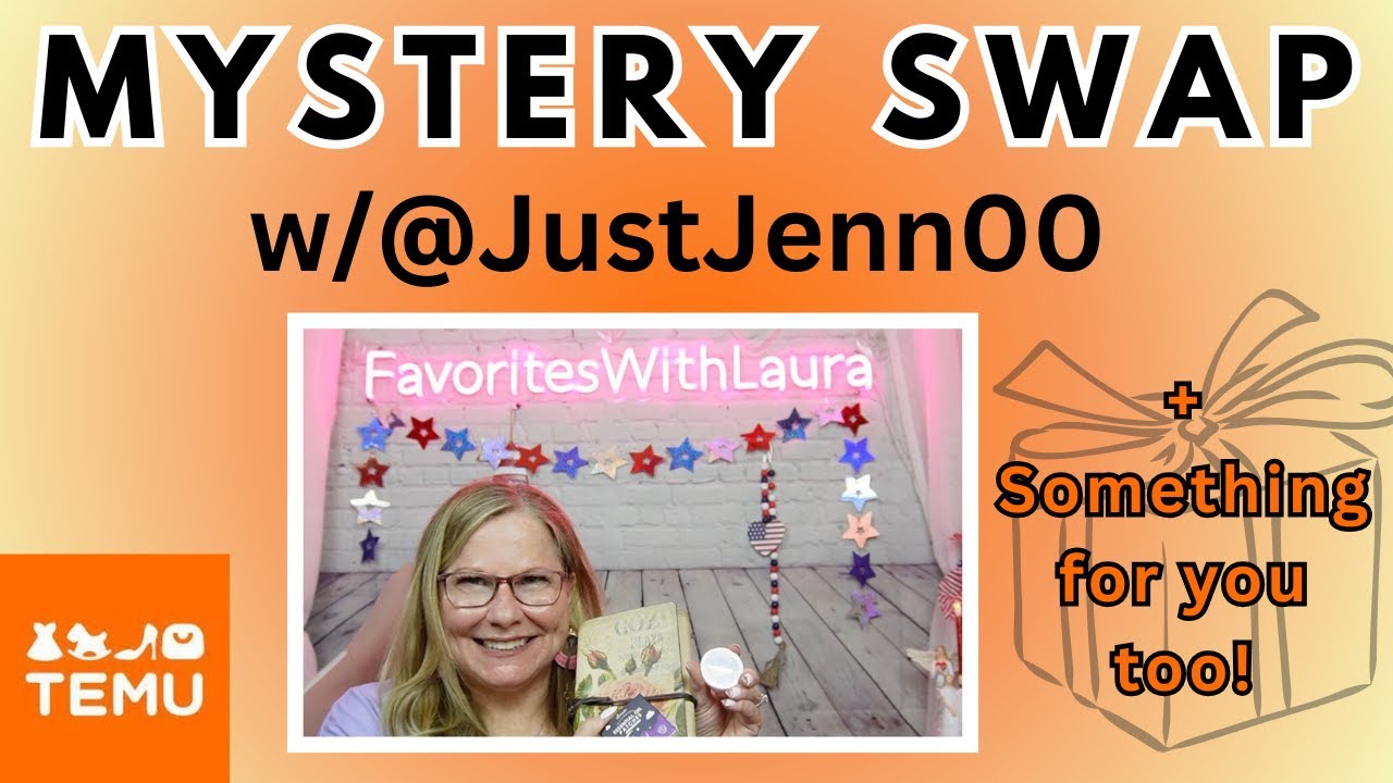 @temu  Mystery Swap with  @JustJenn00 🩷 + Something For You Too! #temu #temufinds #haul #giveaway