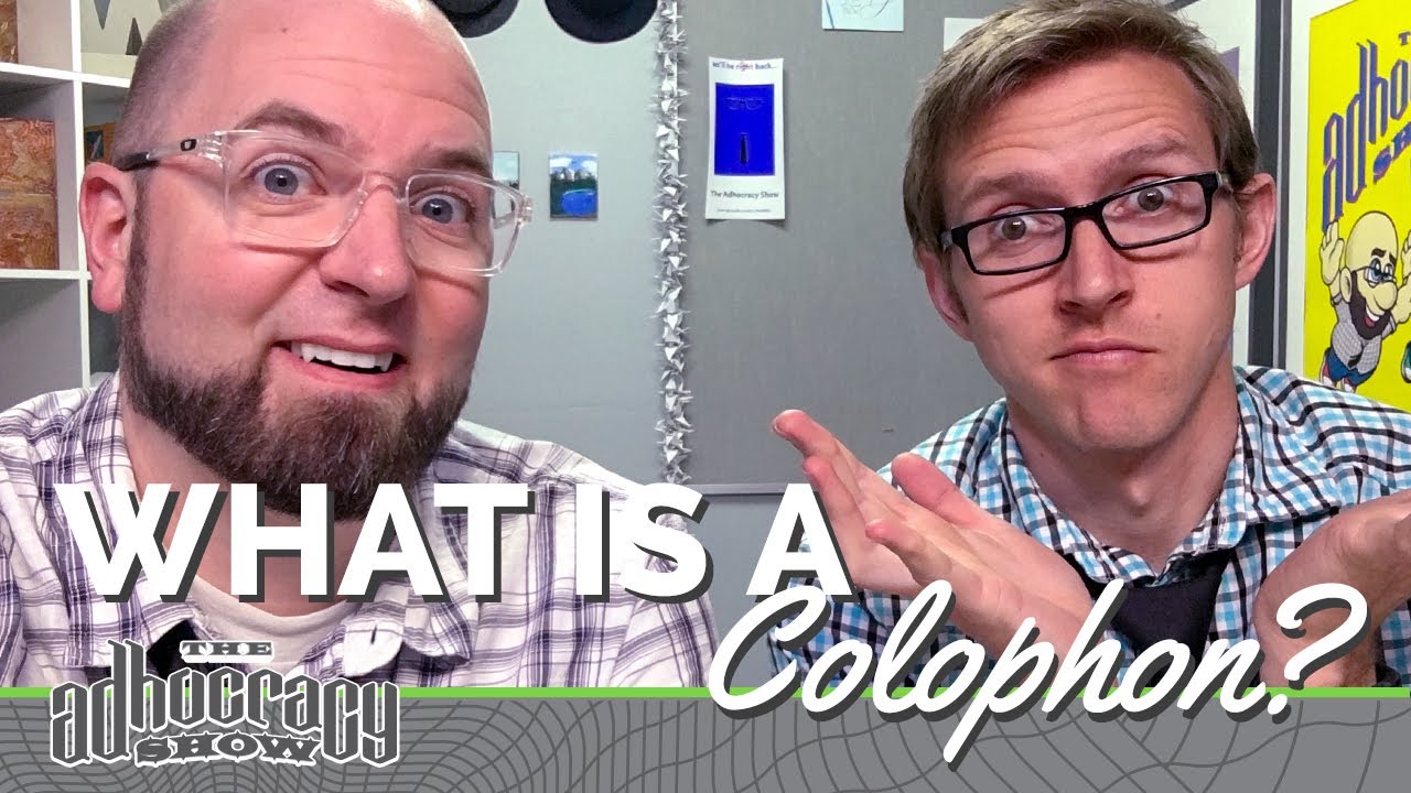 What is a Colophon?