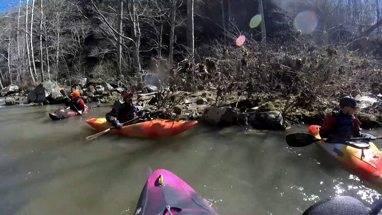 Kayaking Bluestone River WV 3 18 18