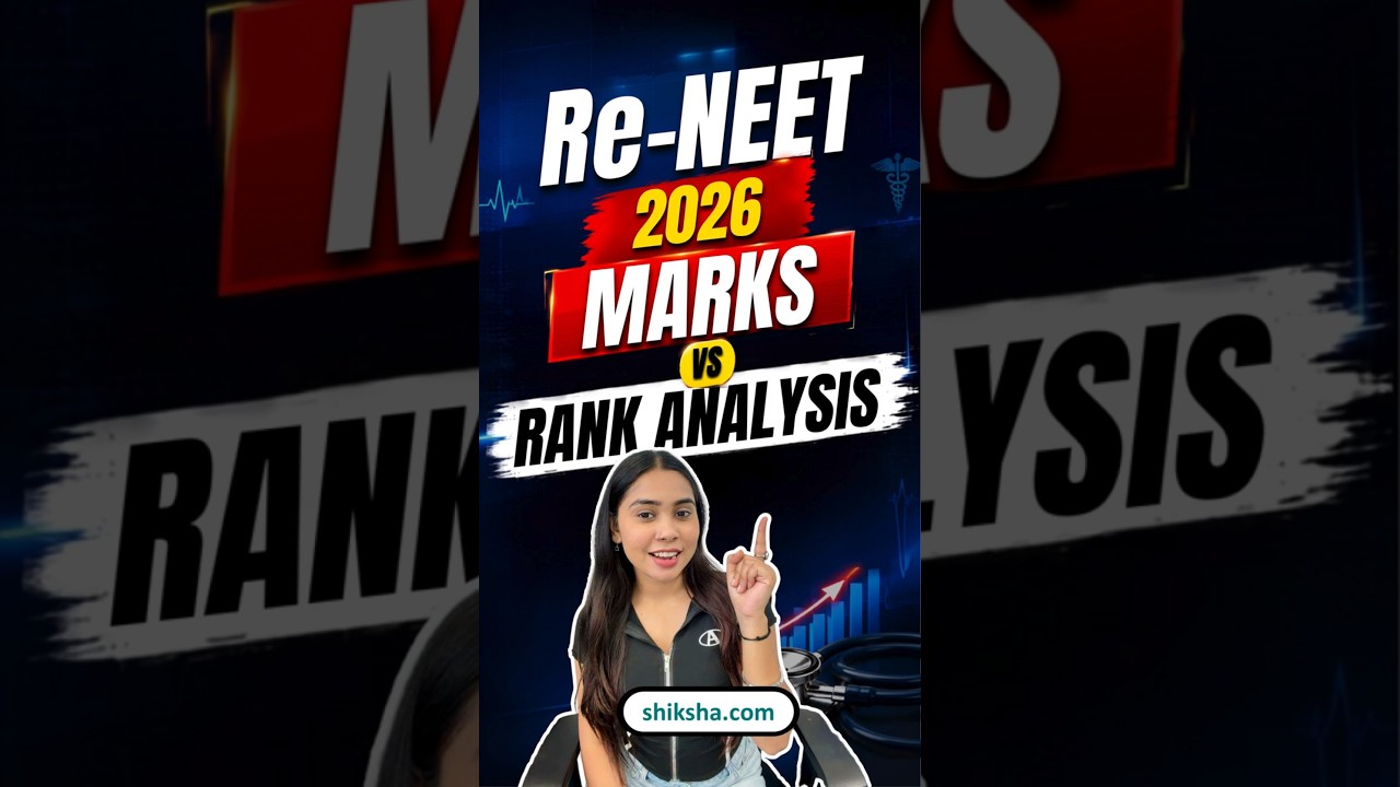 Re NEET 2026 Marks vs Rank, Re NEET Cut off 2026, Re NEET 2026 Expected Cut Off #neet #reneet2026