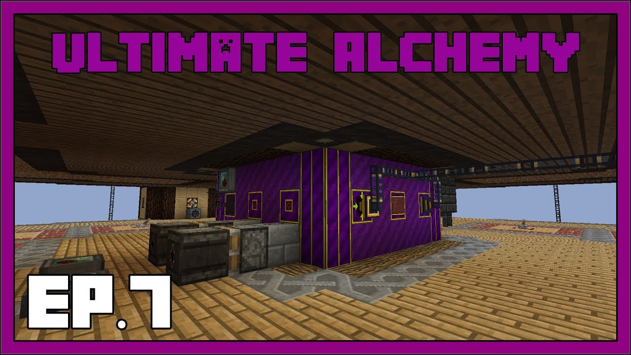 Ultimate Alchemy - EP7 - Yellorium Automation & Reactor - Modded Minecraft 1.12.2
