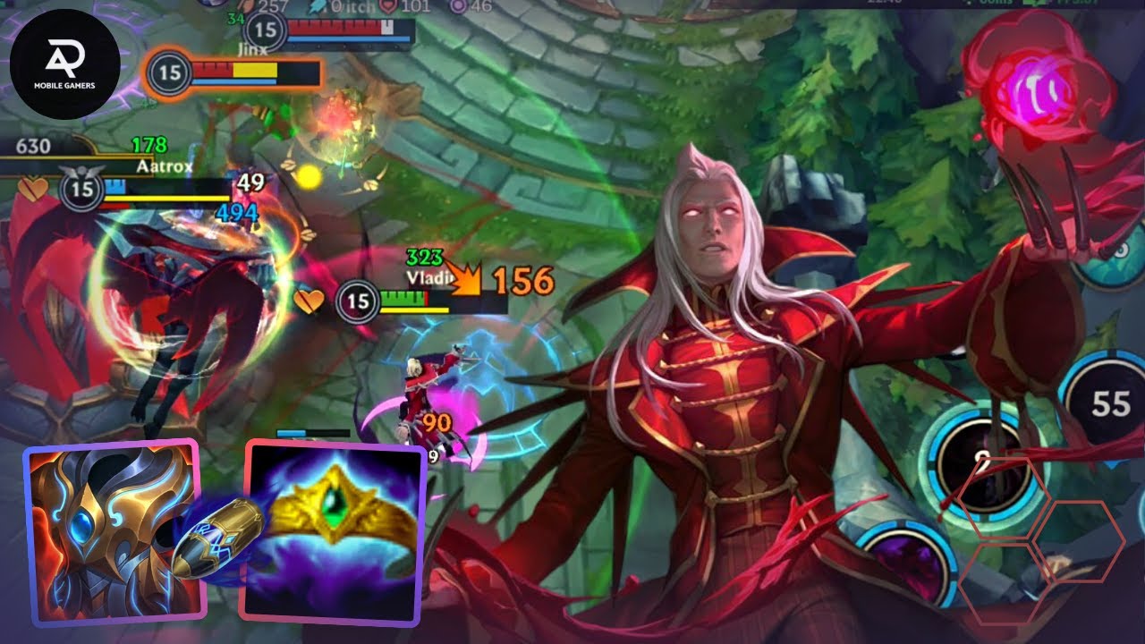 WILD RIFT | Vladimir vs. Twitch Mid Lane Gameplay - Dominating the Enemy Team!