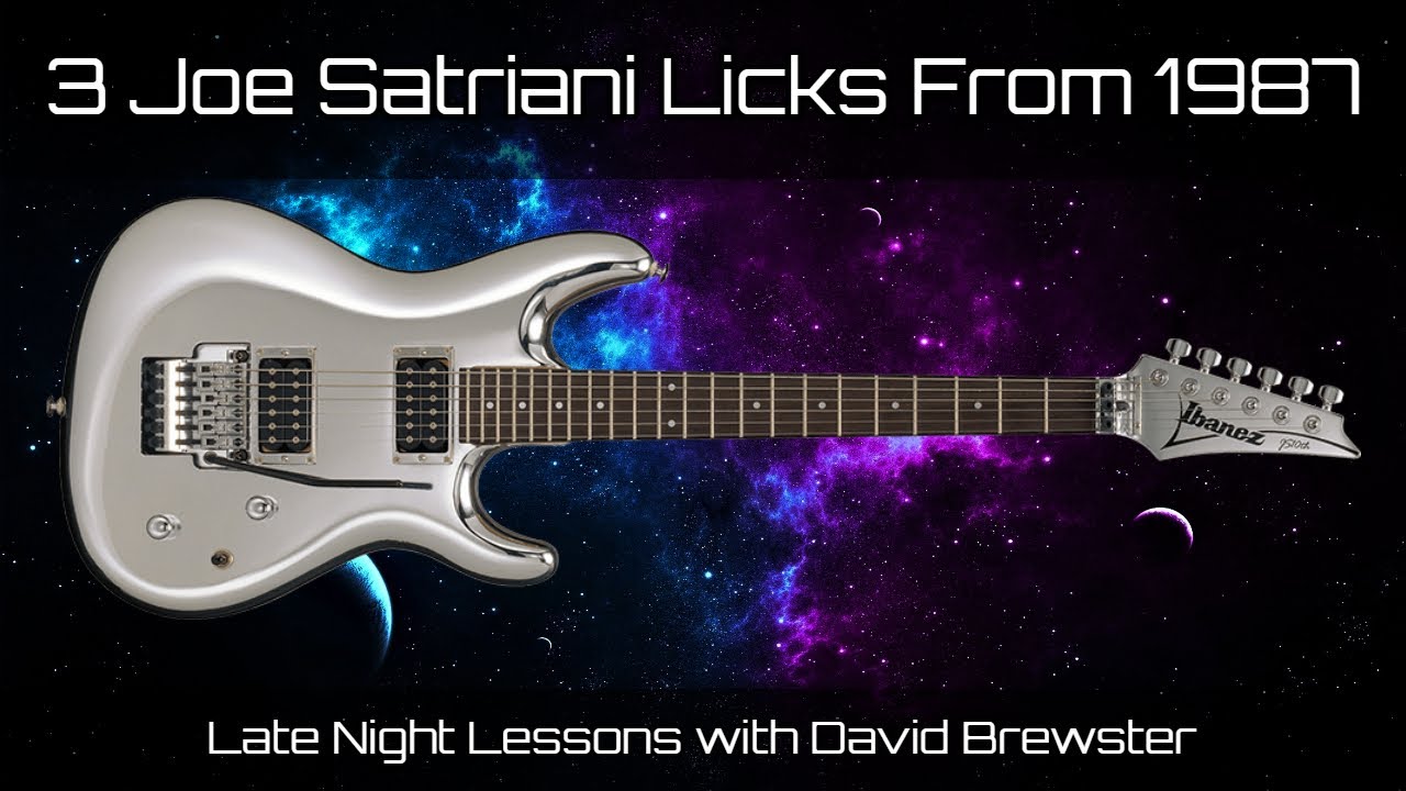 3 Joe Satriani Licks From 1987