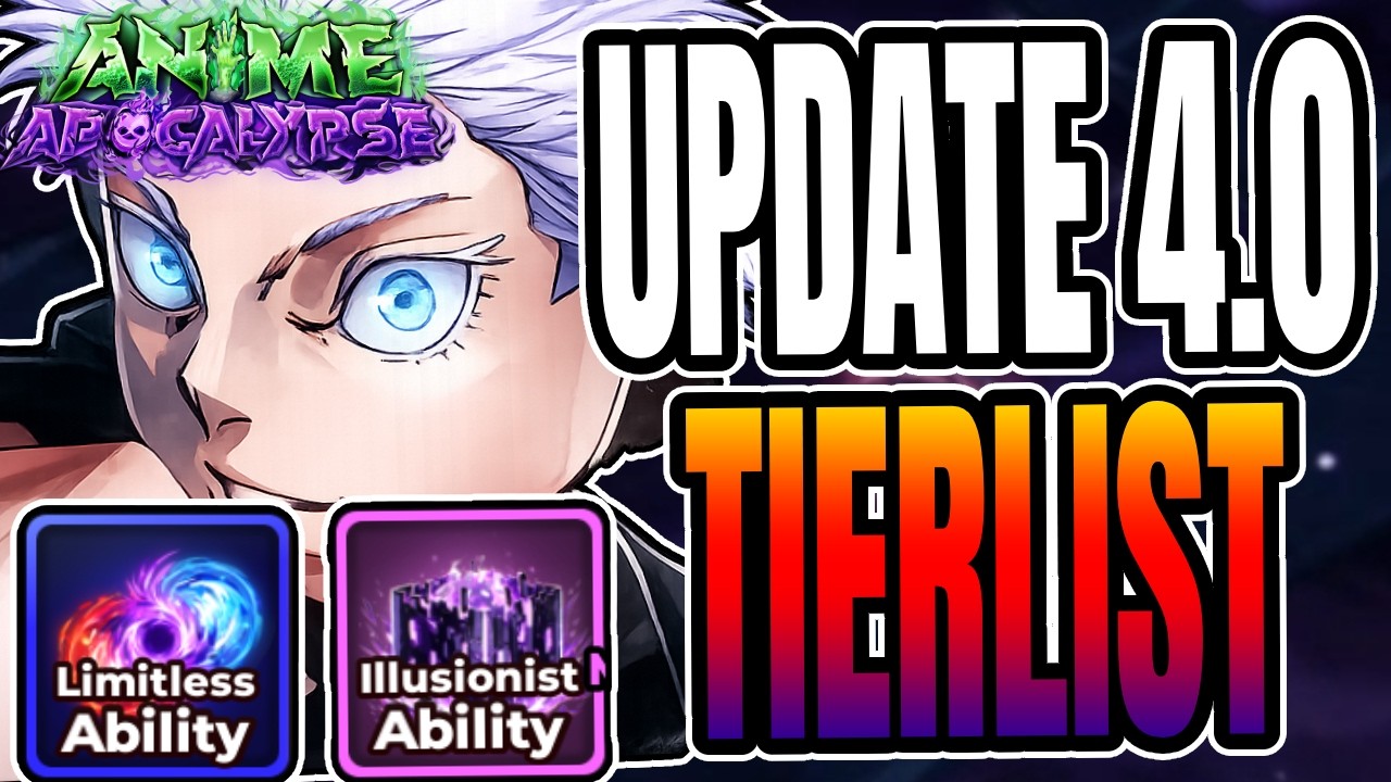 BEST Update 4.0 Tier List in Anime Apocalypse!! (Roblox)