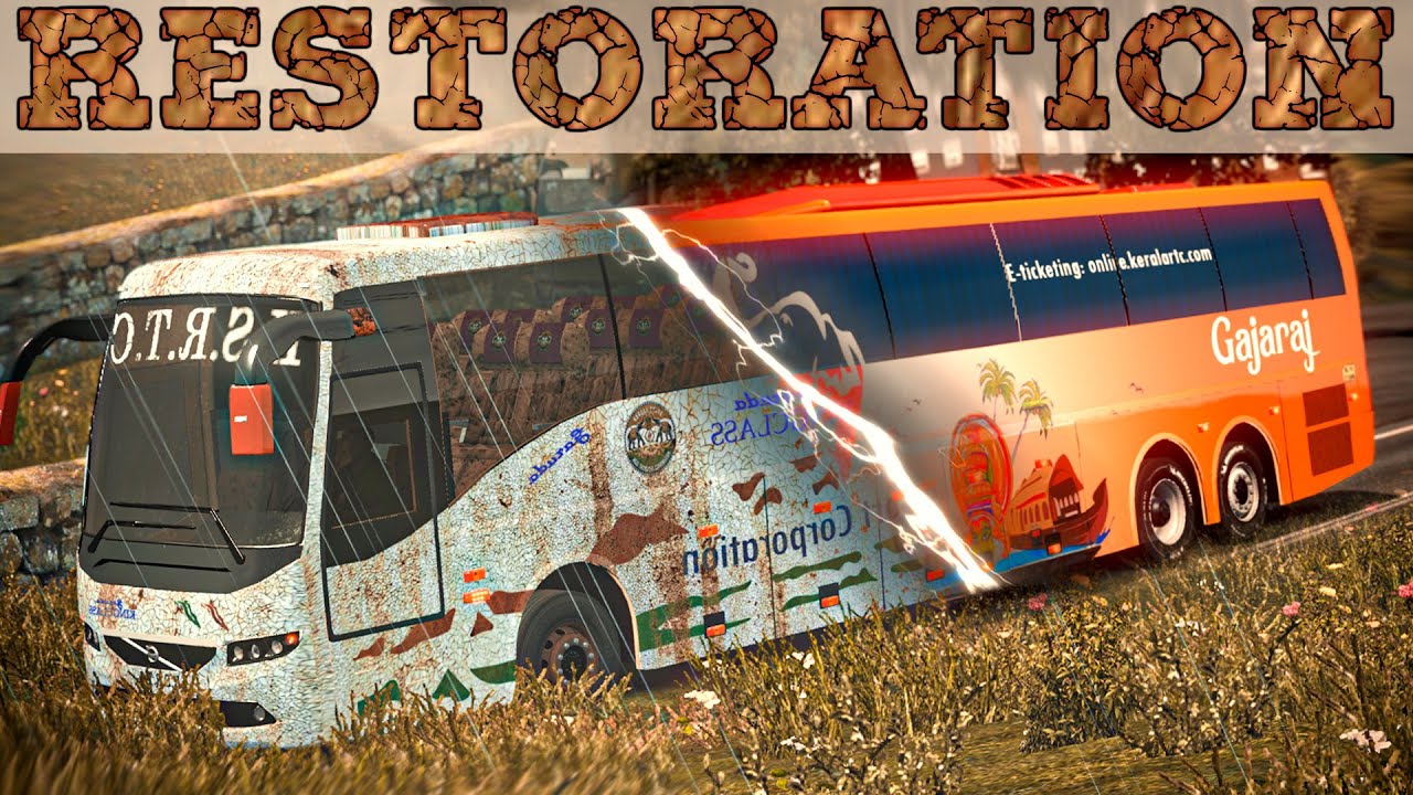 Indian Volvo B11R Bus Restoration To Luxury Bus | Euro Truck Simulator 2 | Ets2