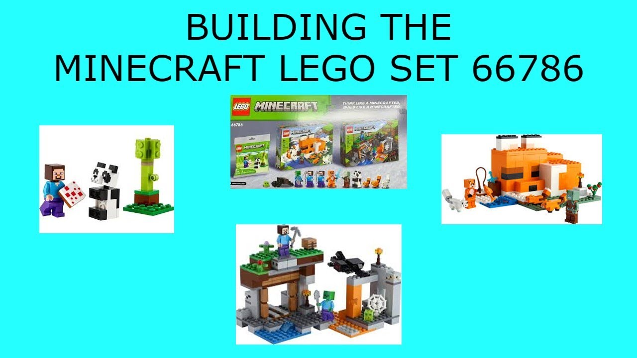 Building Minecraft Lego Set 66786
