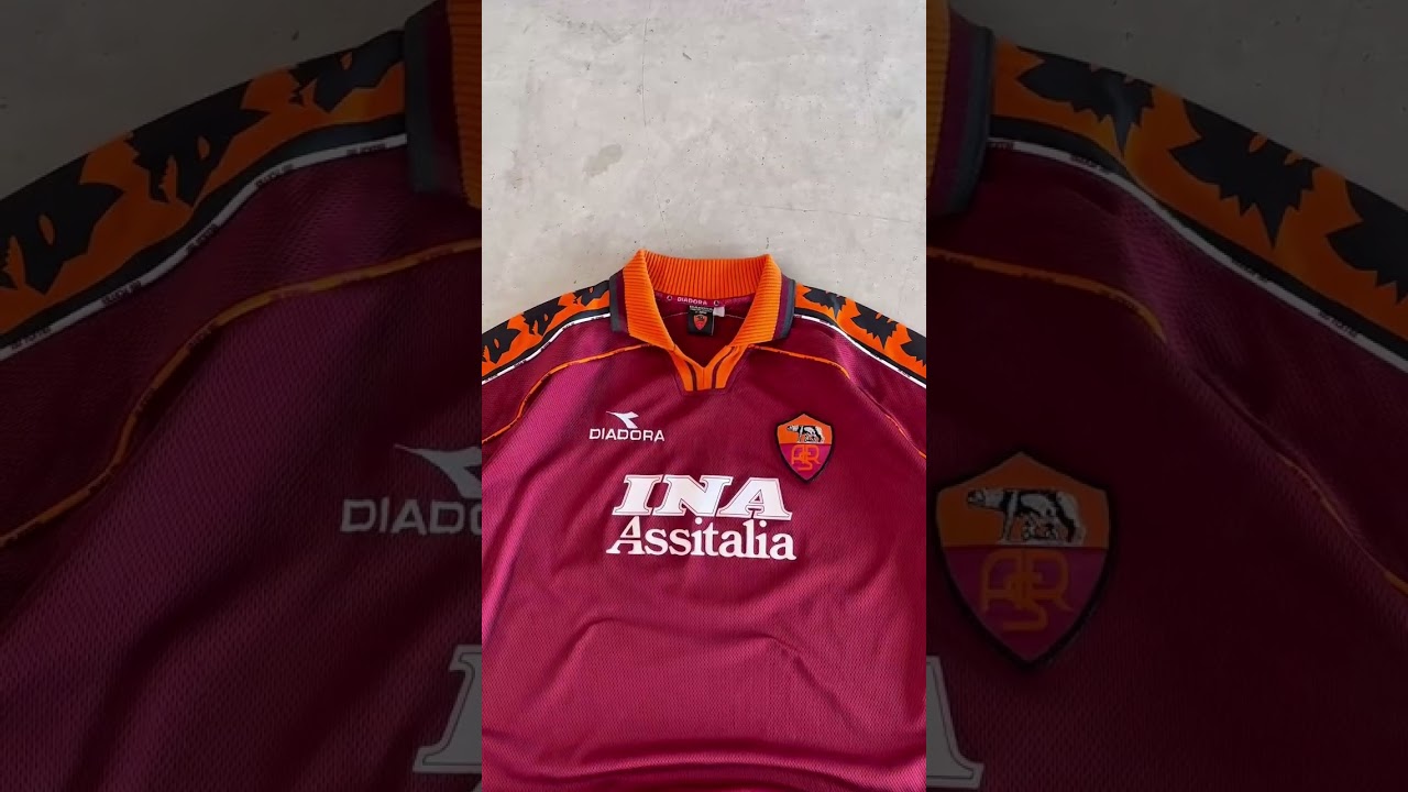 1998-99 AS Roma Home Shirt 🐺