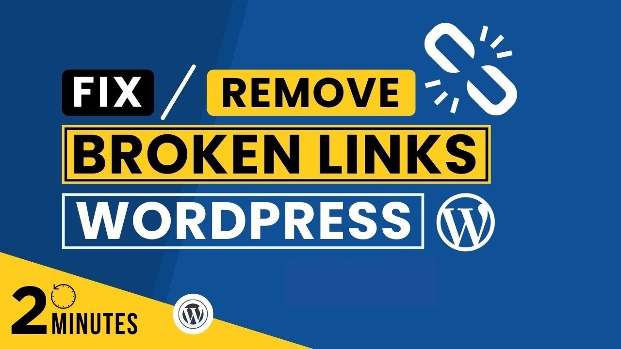 How To Remove Broken Links In WordPress Website 2025 | Remove Broken Links WordPress