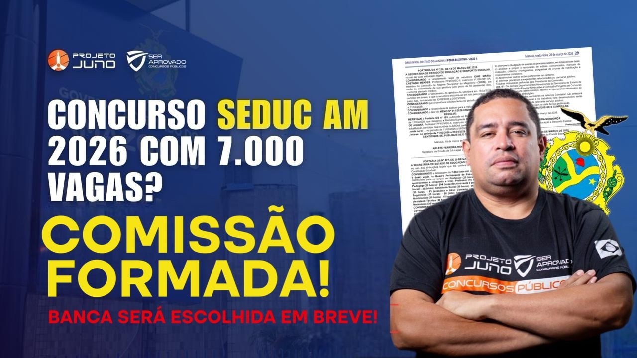 VAI SAIR O CONCURSO DA SEDUC 2026? ENTENDA O CEN&Aacute;RIO REAL