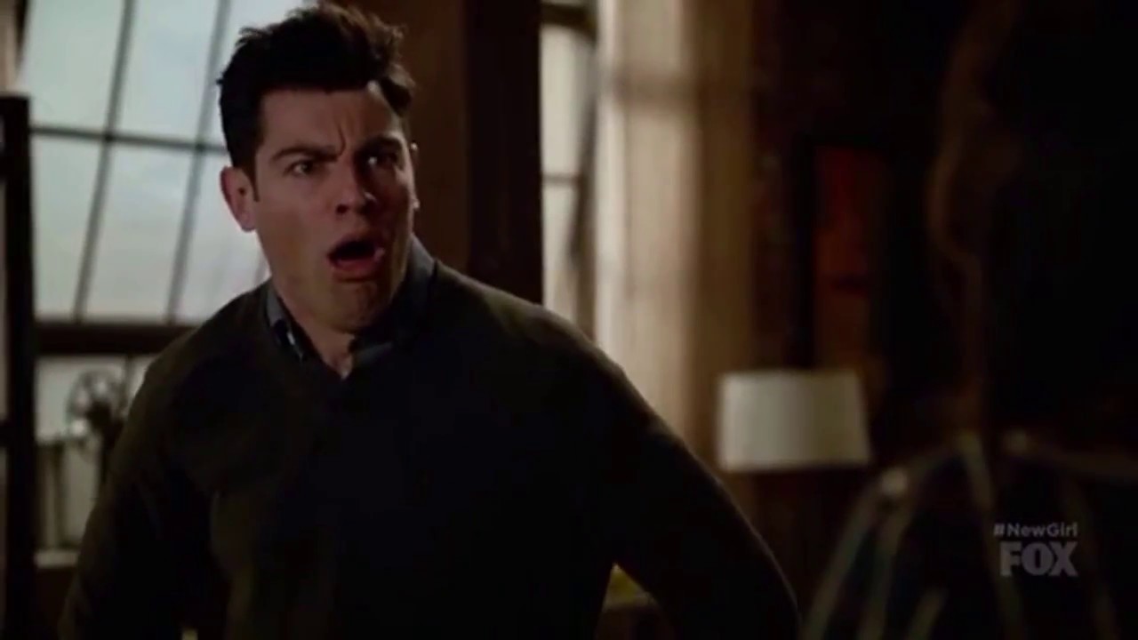 Schmidt finding out Jess made out with his Dad