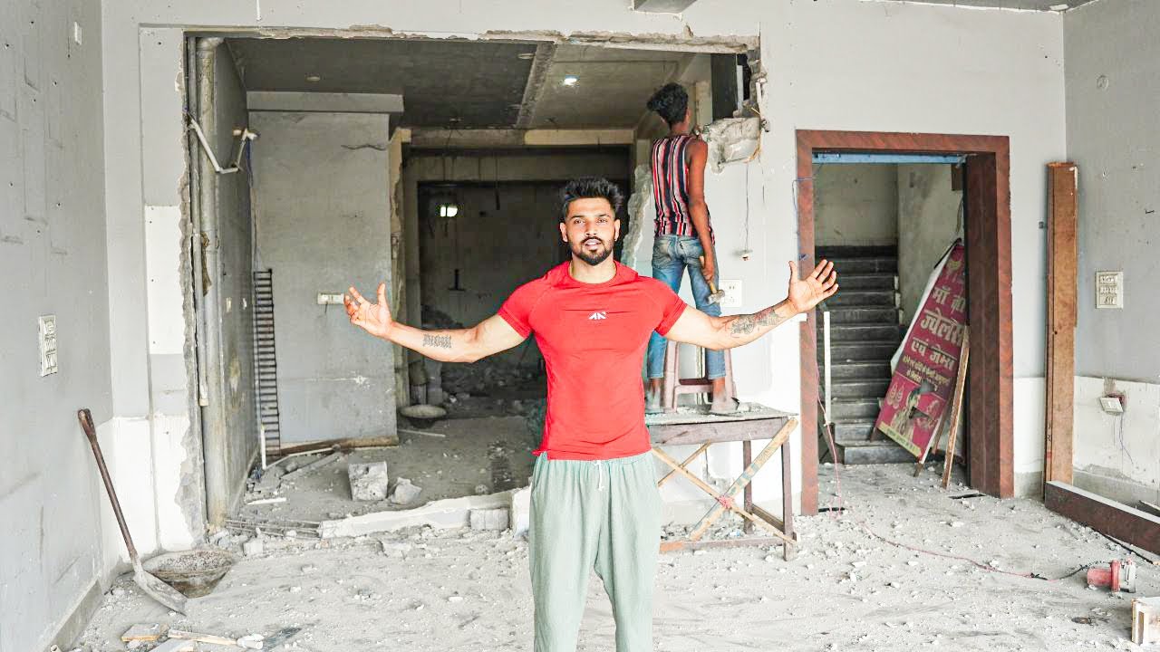 Finally One  more Dream .. MAKING NEW GYM ❤️🥺