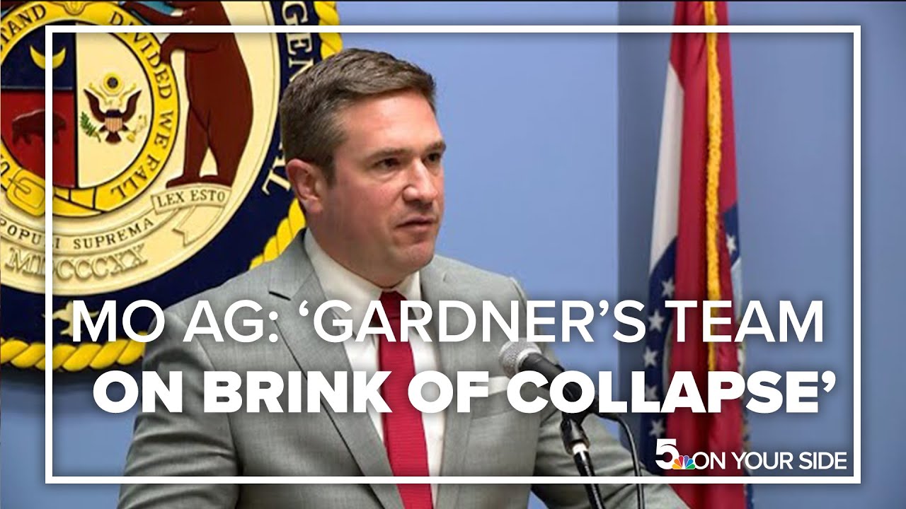 Missouri Attorney General Andrew Bailey holds news conference after Gardner hearing