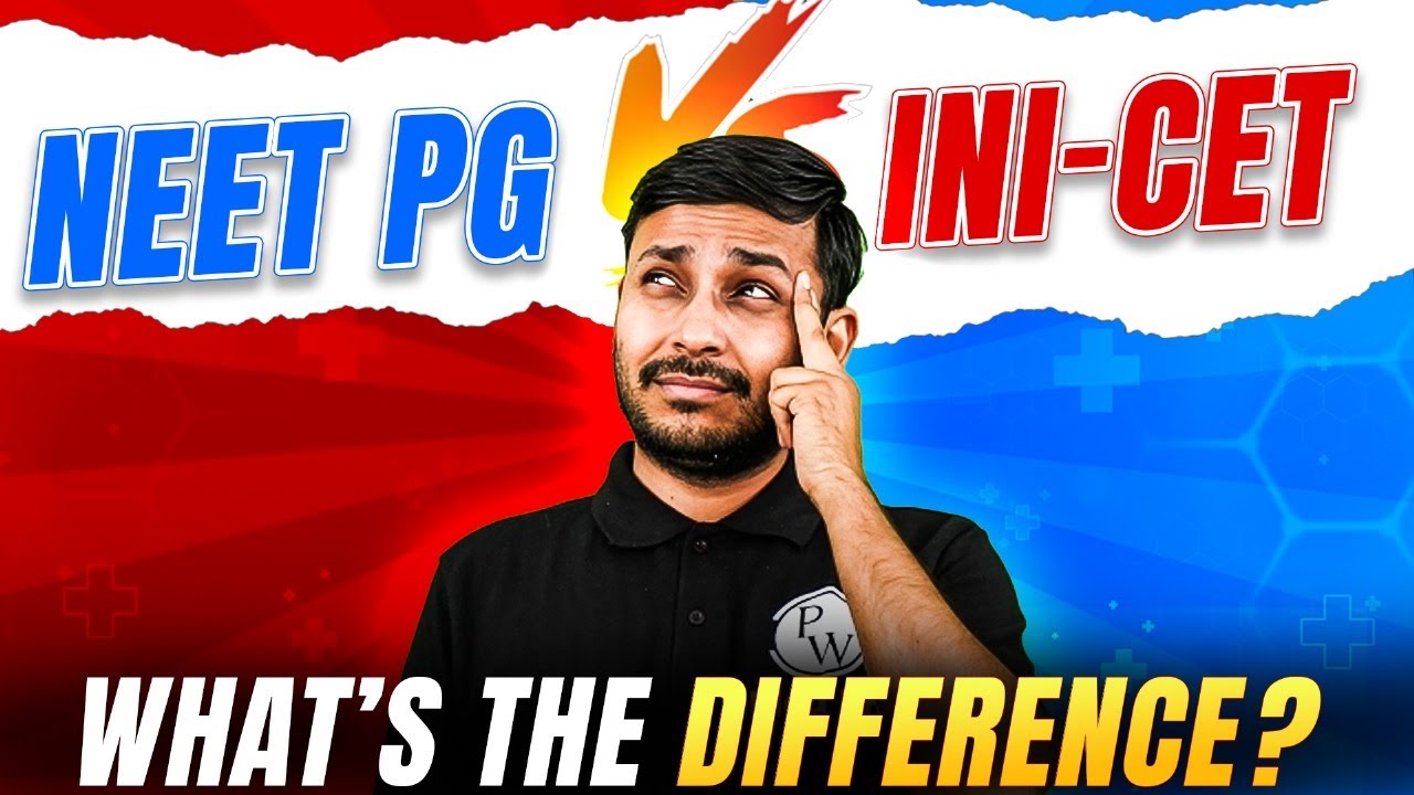 INICET vs NEET PG 2025 | Exam Pattern, Strategy & Which One Is Tougher? | Dr. Rishabh Sir | PW MedEd