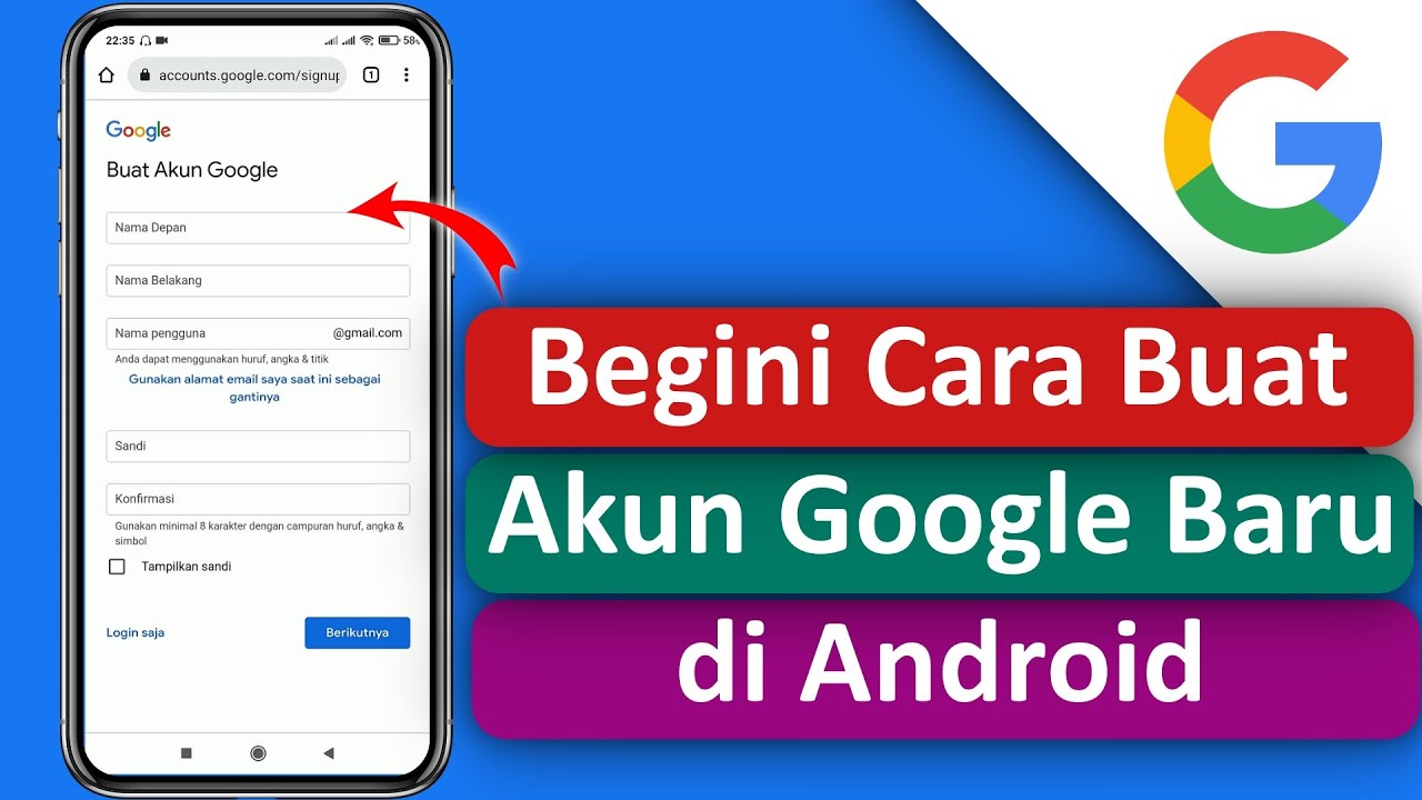 Cara Membuat Akun Google Baru