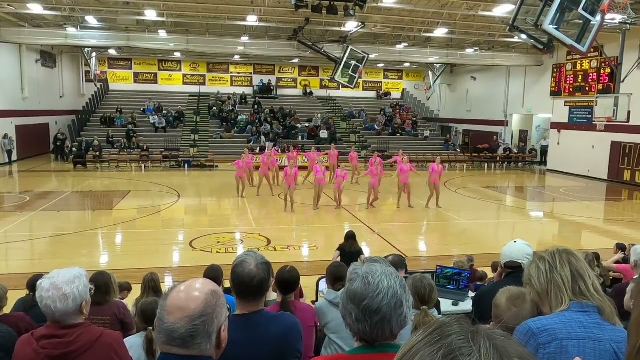 Varsity Kick at Basketball Game
