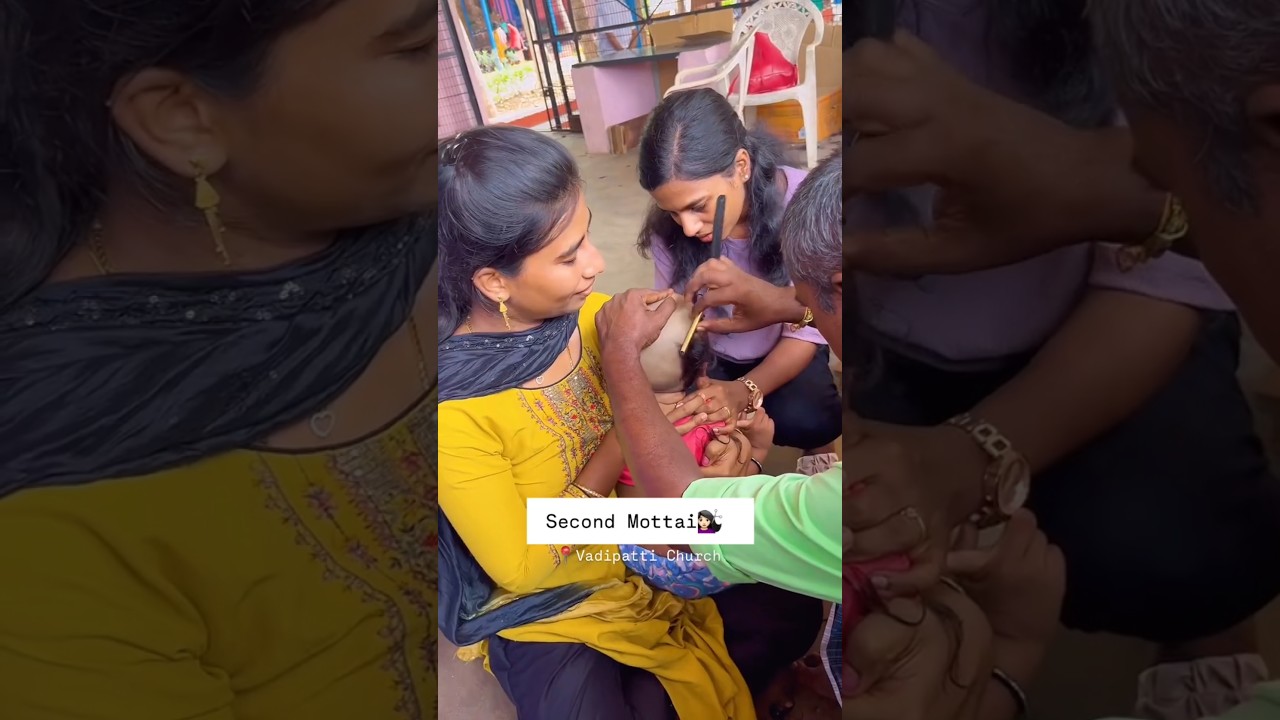 Second Mottai 👶🏻 Vadipatti Church ⛪ #Mottai #vadipattichurch #babyvideos