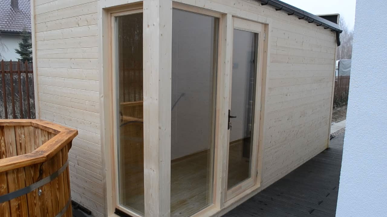 TAPIS.PL - NOWOCZESNY DOMEK SAUNOWY - Sauna Zewnętrzna - MONTAŻ BUDOWA REALIZACJA - SAUNY WARSZAWA