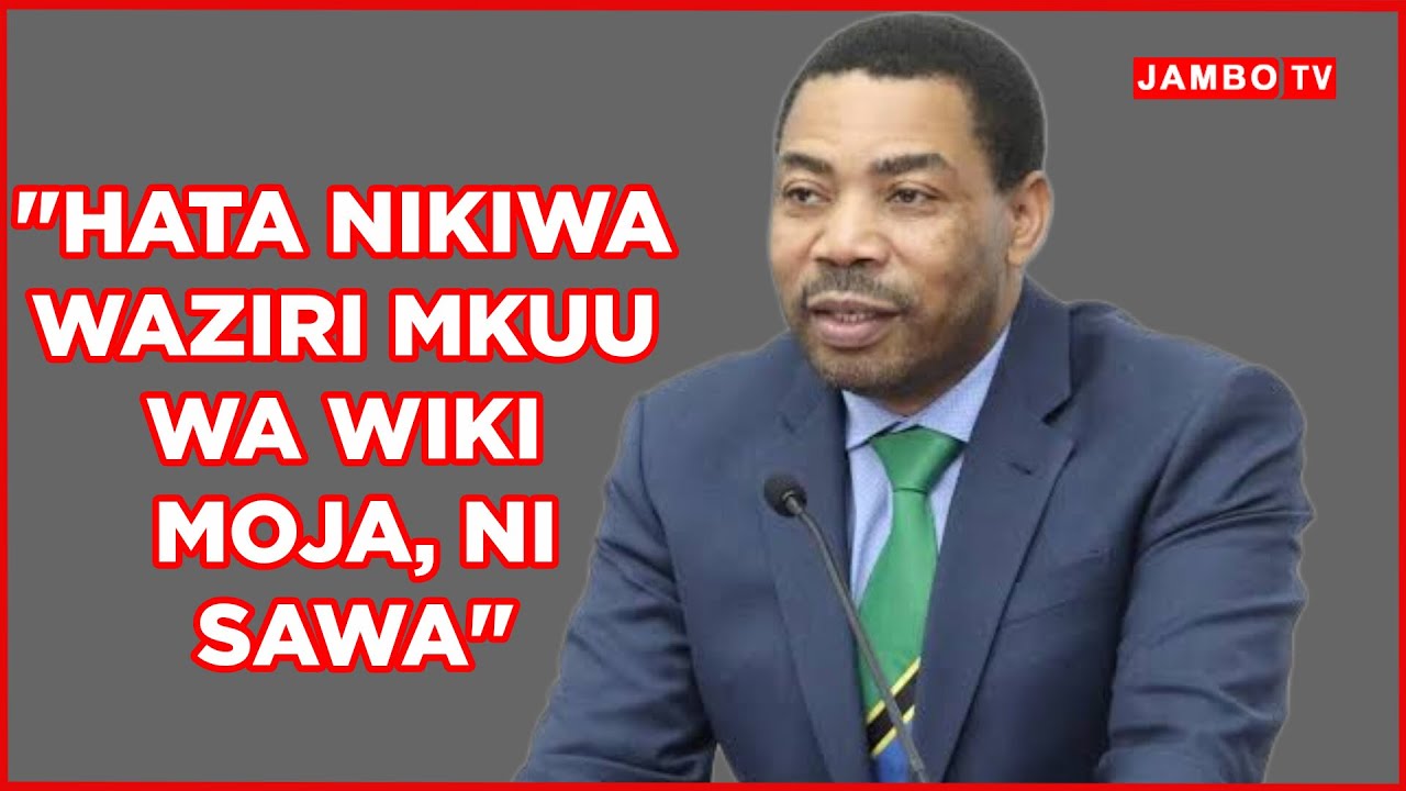 ''HATA NIKIKAA KWA WIKI MOJA NI SAWA'' WAZIRI MKUU DKT. MWIGULU AWASHUKIA WANAHARAKATI WA MITANDAONI