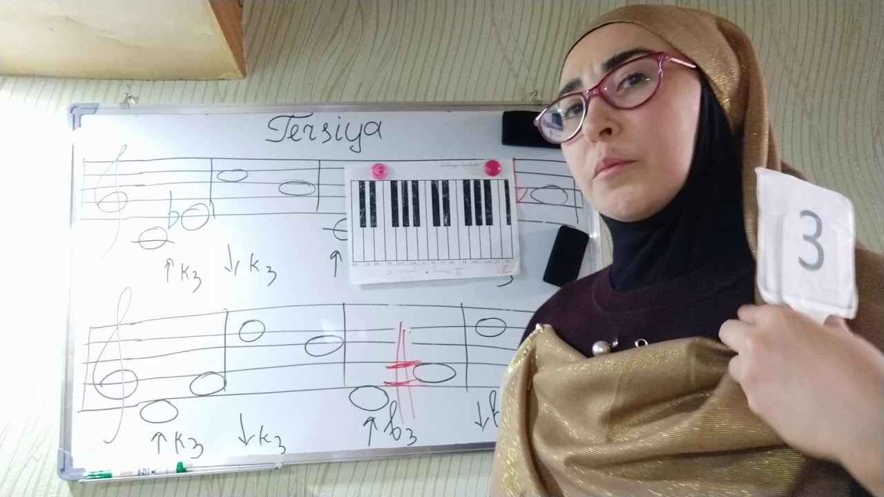 Səslərdən tersiya intervalının qurulması