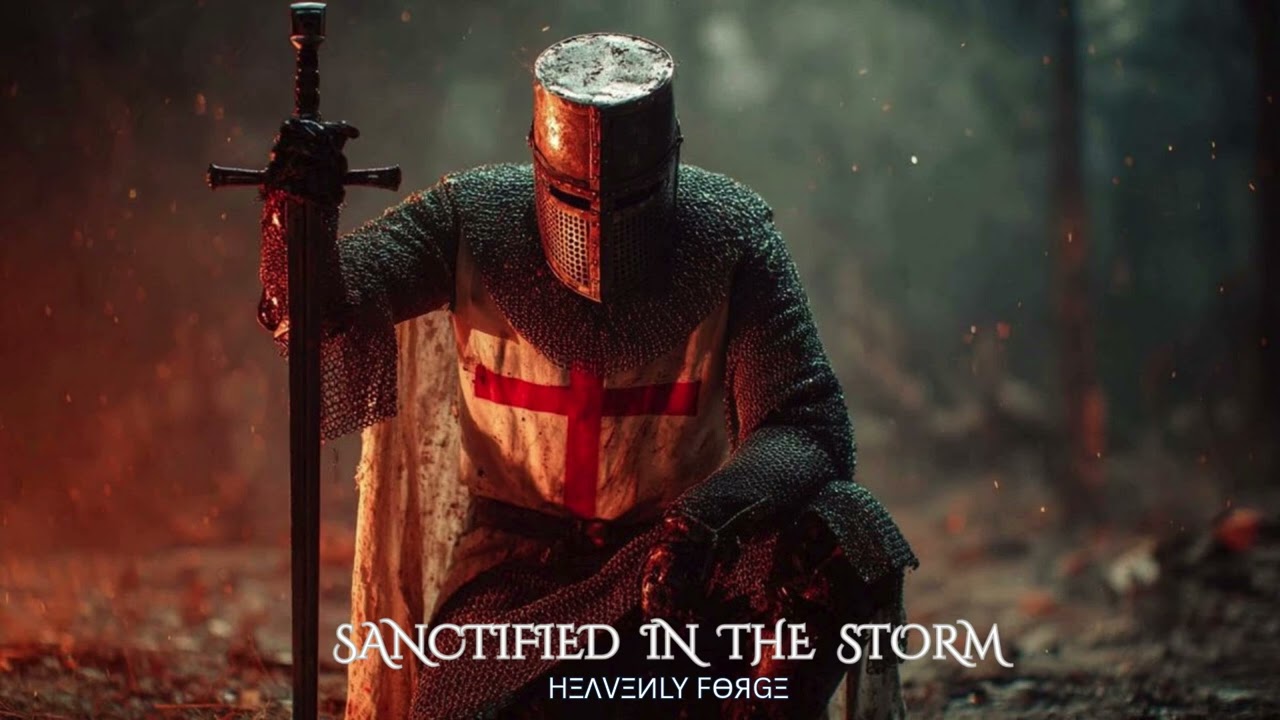 ⚔️ SANCTIFIED IN THE STORM ✝️ | Epic Crusader Rock Anthem | Violin Battle Choir | HEAVENLY FORGE
