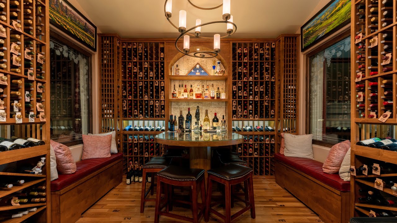 A Must-See Luxury Traditional Wine Cellar in an Orange County Home