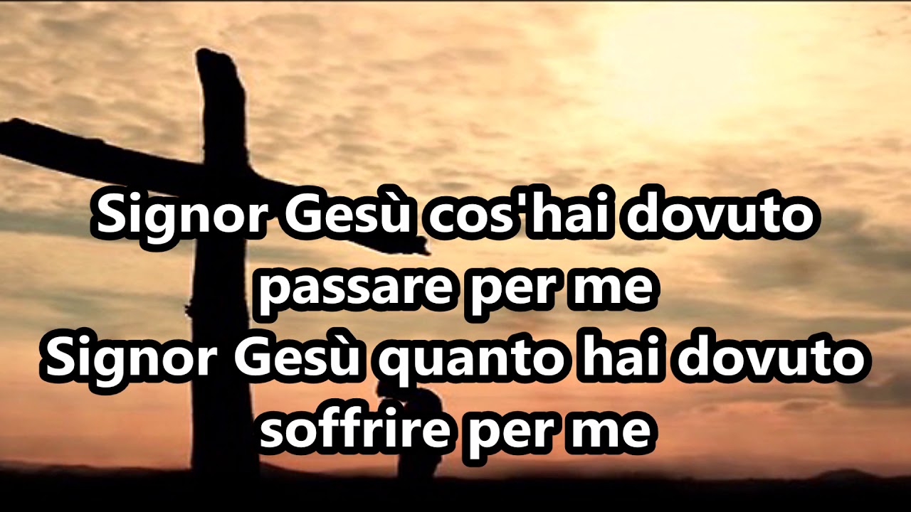 AI PIEDI DELLA CROCE - cantico scritto e cantato dal gruppo musicale 