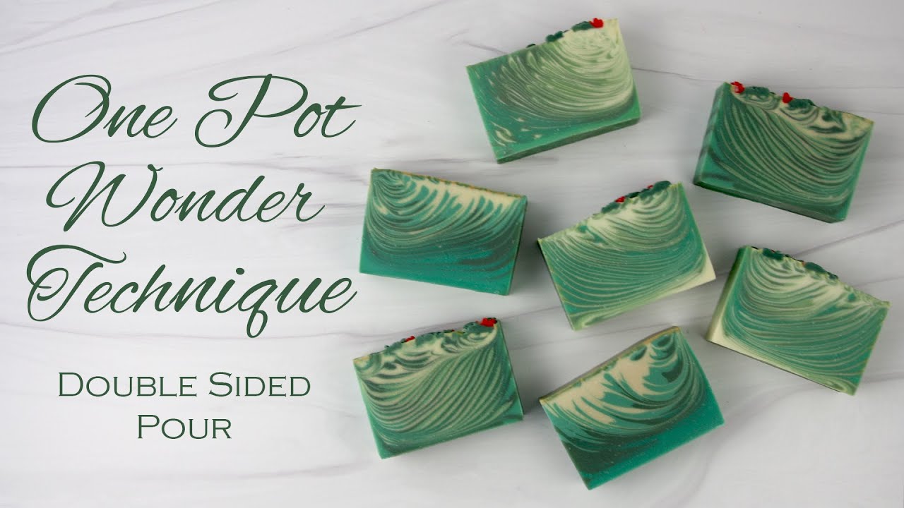 One Pot Wonder Soap Technique: Double Sided Pour