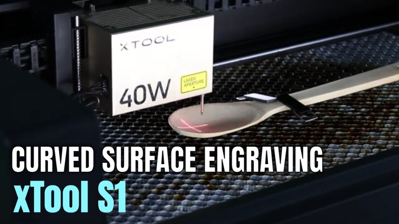 Curved Surface Engraving with the xTool S1
