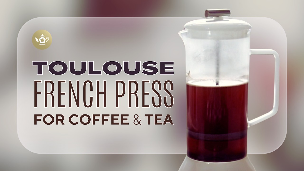 French Press for Coffee & Tea Lovers: Teabloom's Toulouse