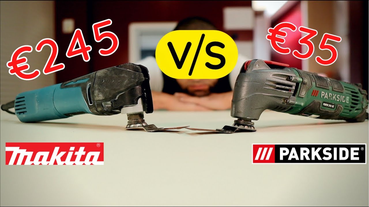 Parkside multitool VS Makita In-depth review test with a drop test #makita #parkside