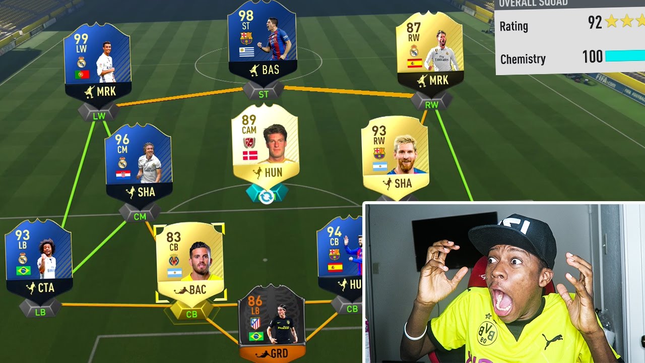 **NEW** IMPOSSIBLE 192 RATED FUT DRAFT CHALLENGE !! FIFA 17 FUT DRAFT