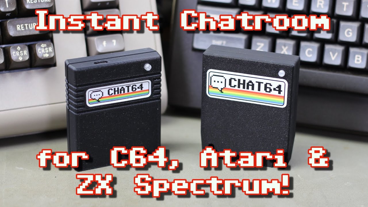 Chat64 Instant Chatroom Cartridge (for C64, Atari & Speccy!)