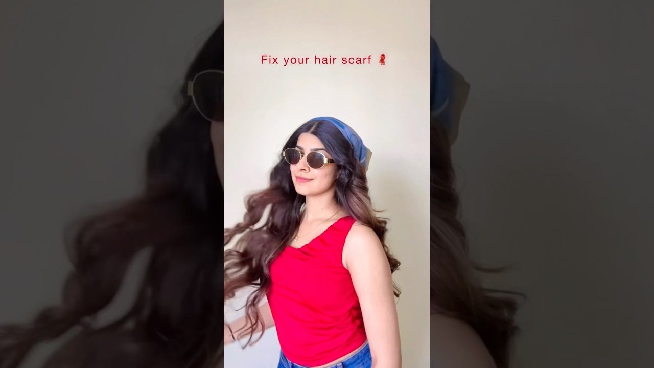 Hair scarf hairstyles/ easy hairstyles #diyhairstyle #hairstyle #easyhair #longhairgrowthtips #hair