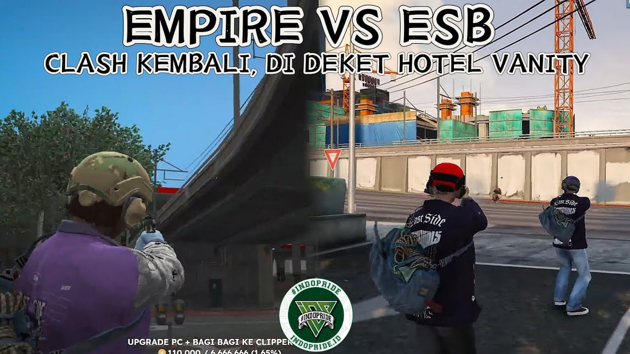 EMPIRE VS ESB| CLASH KEMBALI, DI DEKET HOTEL VANITY| #indopriderp #empireidp #esbidp 